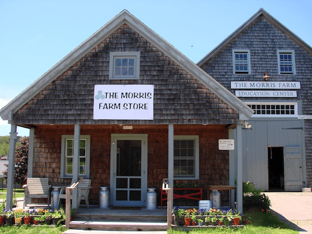 The Morris Farm and Morris Farm Store on Route 27 in Wiscasset